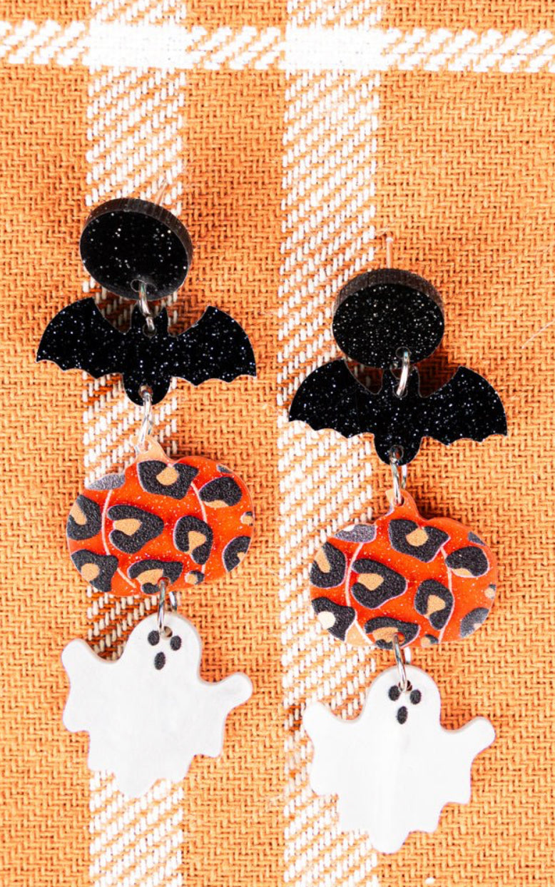 Hanging with my boo earrings