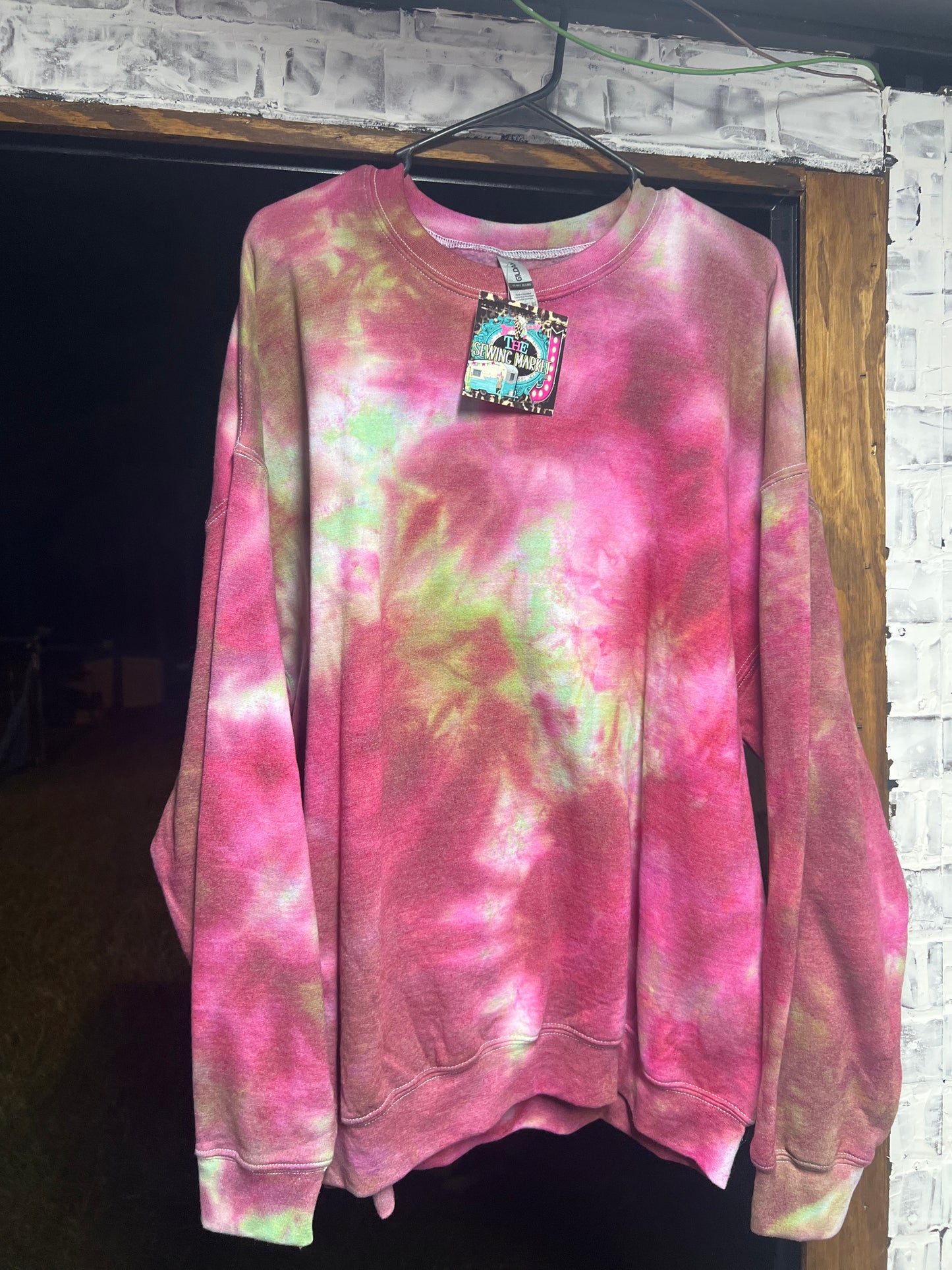 crewneck merry merry tye dye