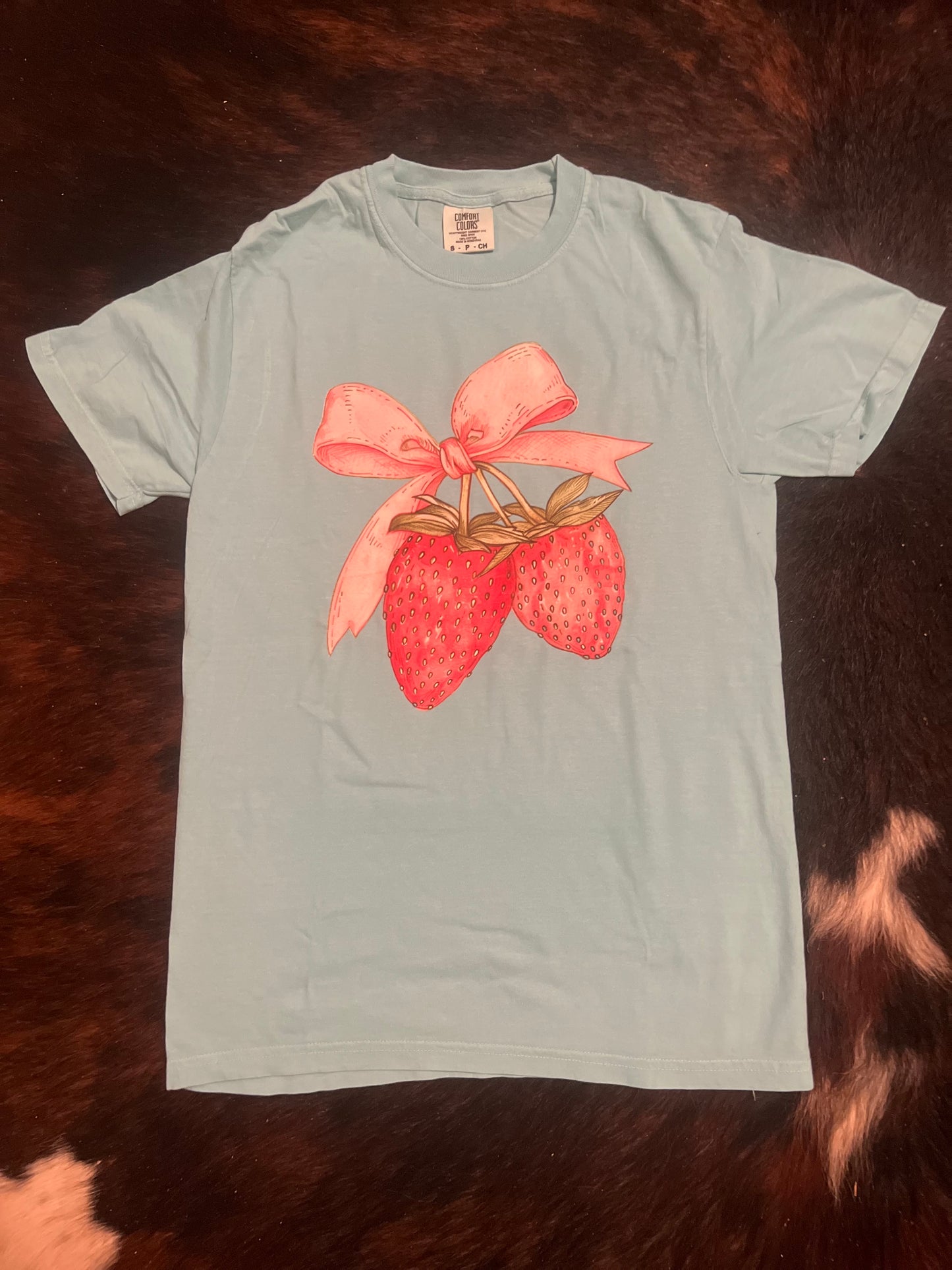 Strawberry coquette tee