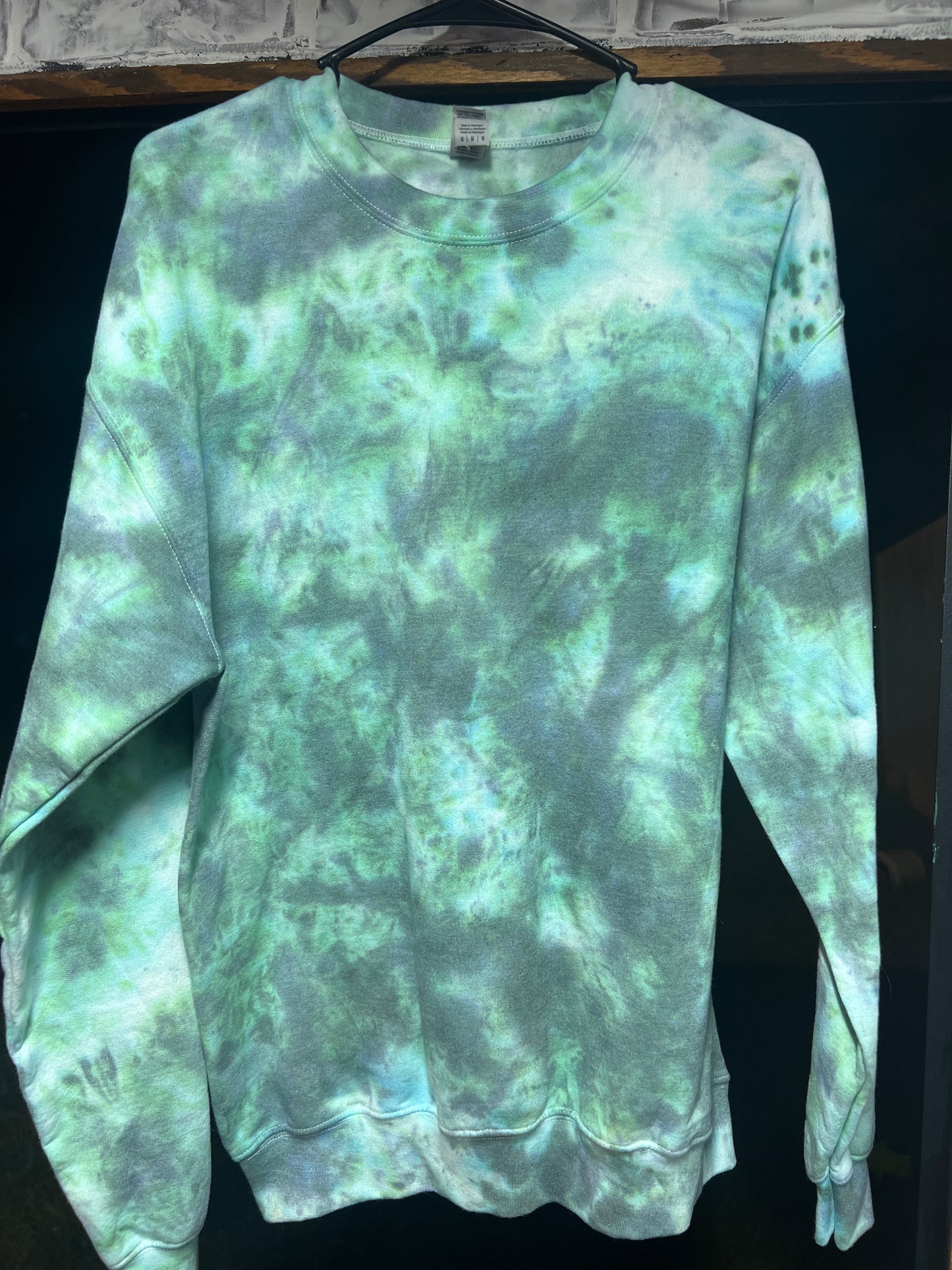 Turquoise teal crewneck