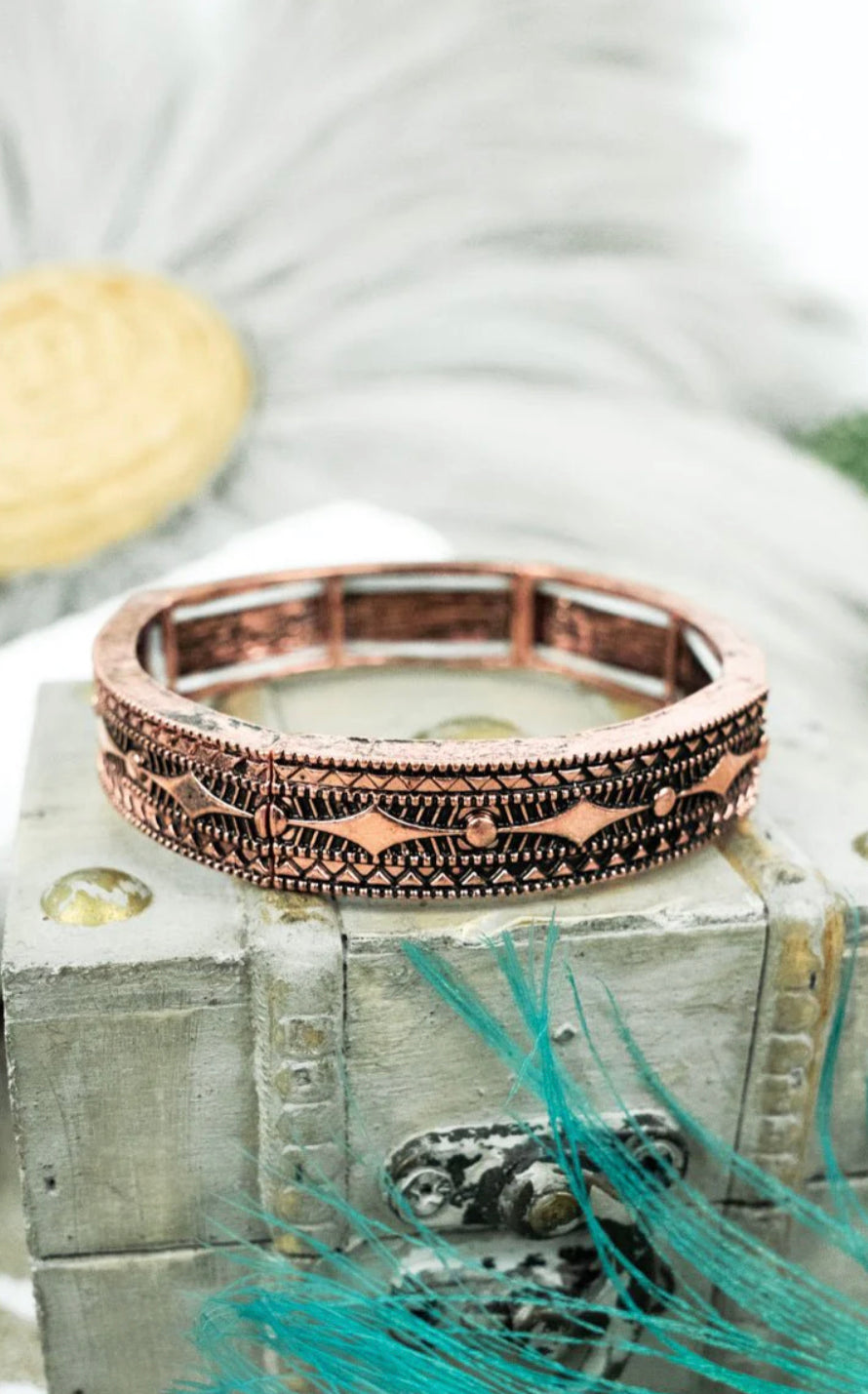 Kino stretch bracelet Coppertone