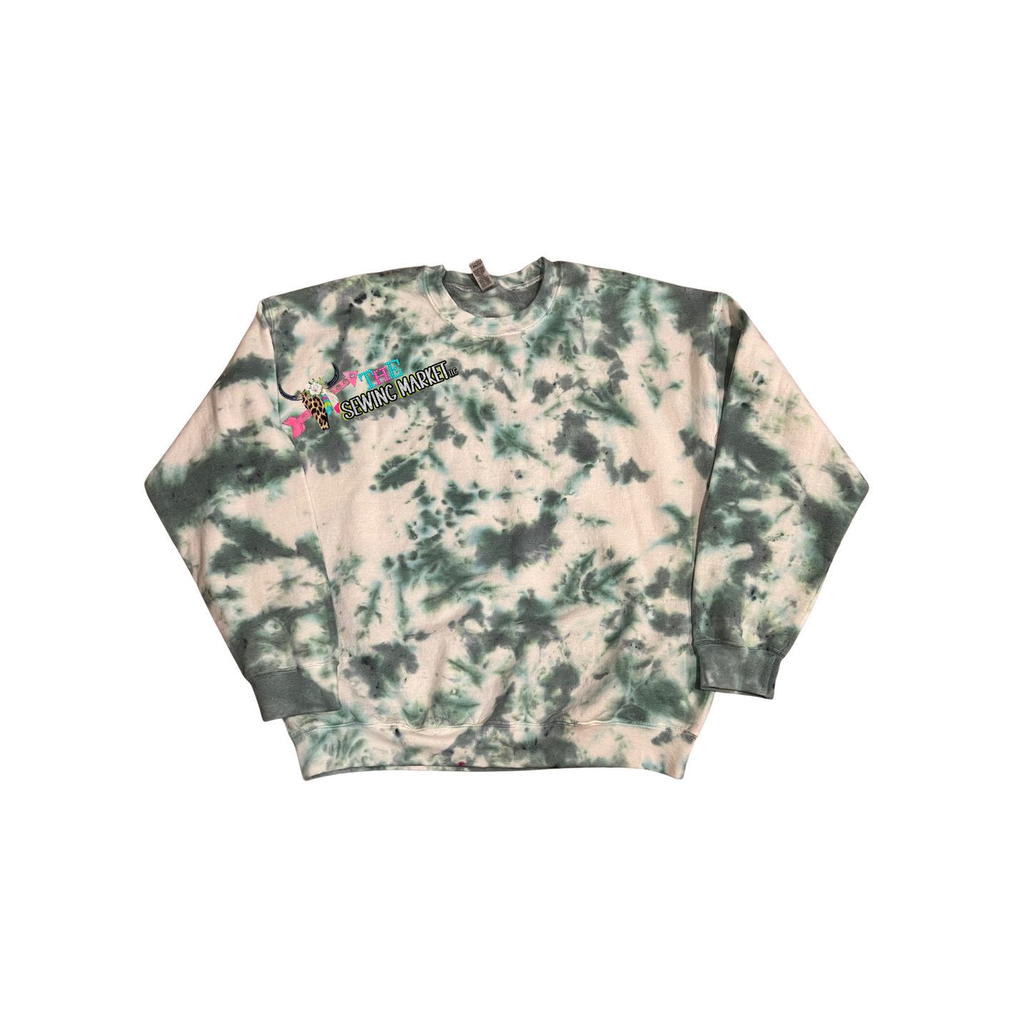 gildan sweatshirt tye dye