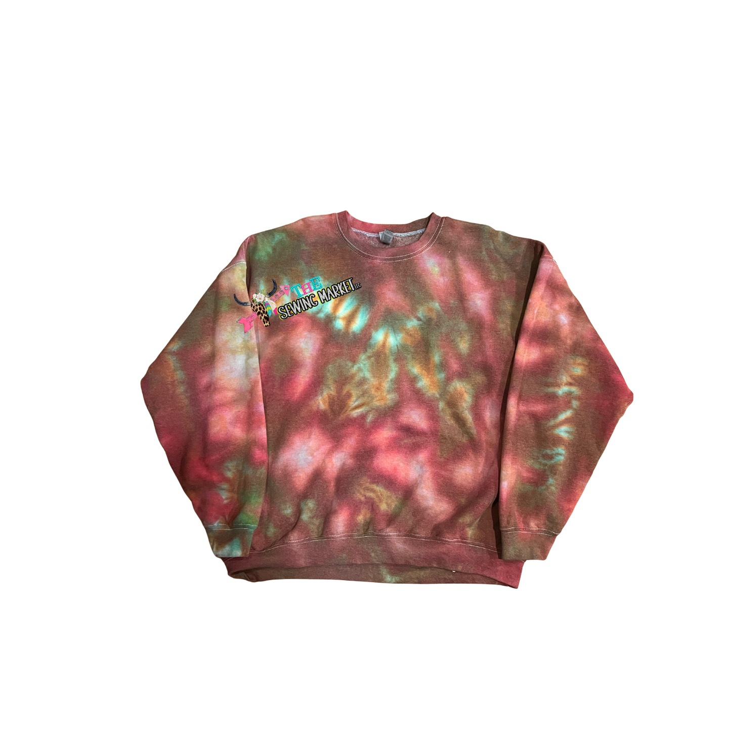 gildan sweatshirt tye dye