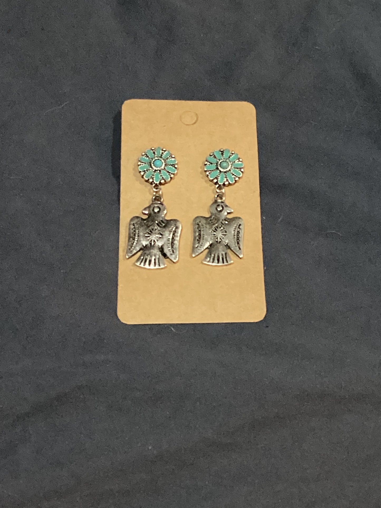 Thunderbird teal dangles