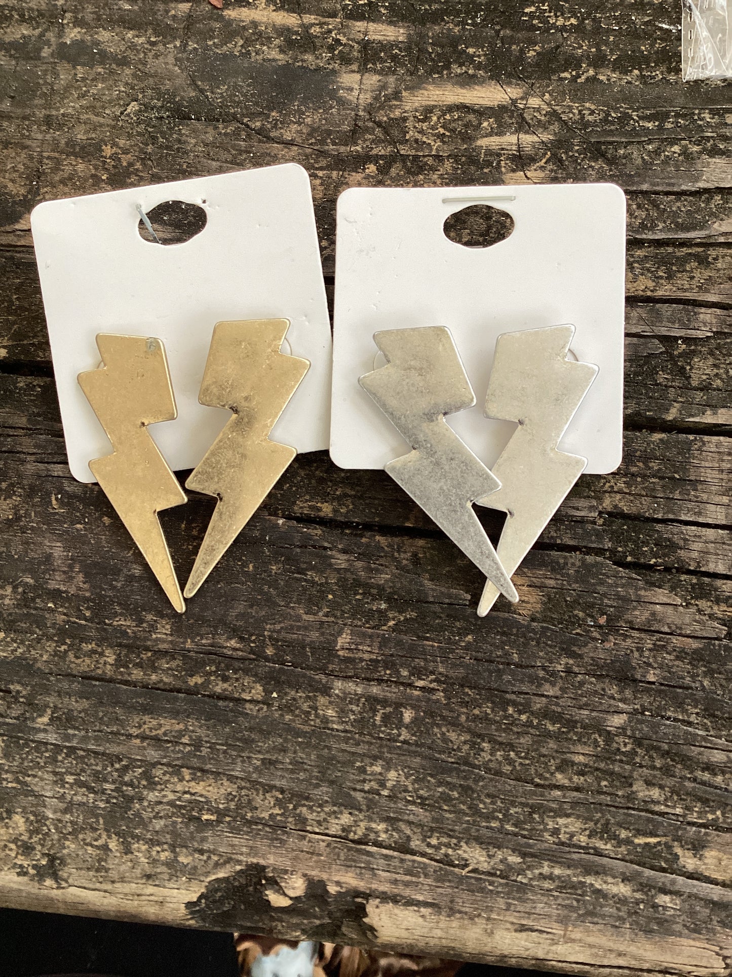 Lightening bolt plated studs