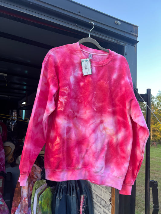 Spring coral pink  sweatshirt
