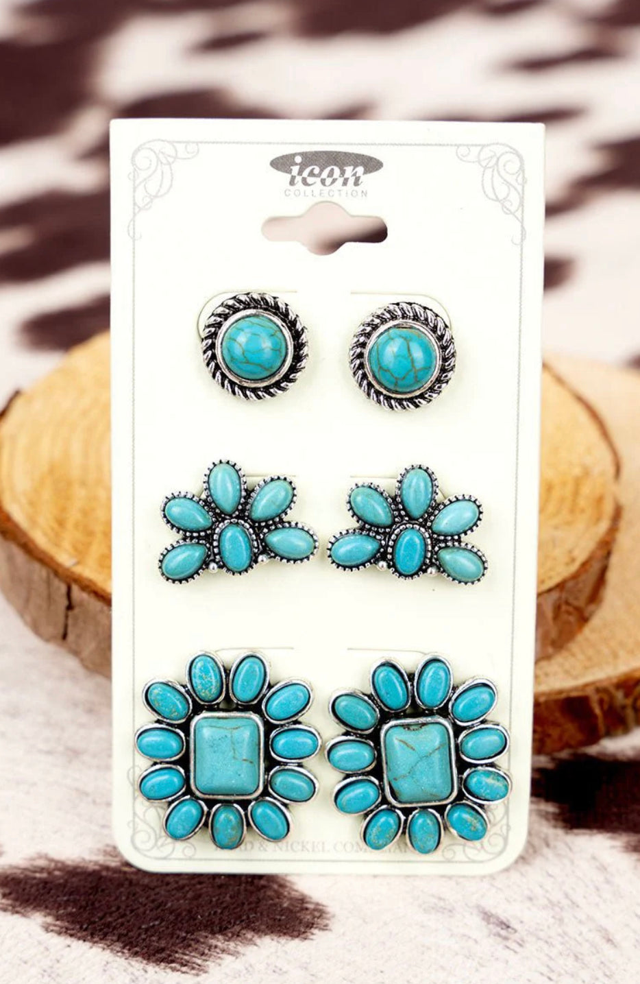 Turquoise sierra 3pc set earrings