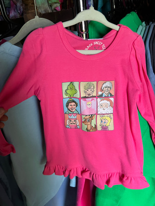 long sleeve pink youth movie characters