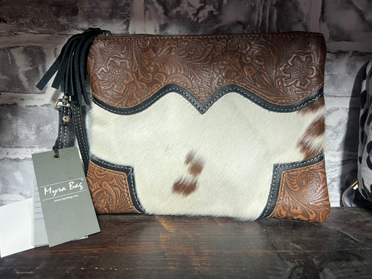 Cattle drive wristlet pouch