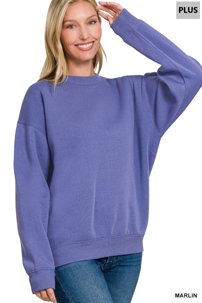 Fleece Crewneck FLEECE PLUS Size