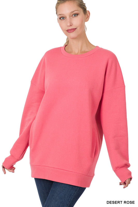 Pocket sweatshirts