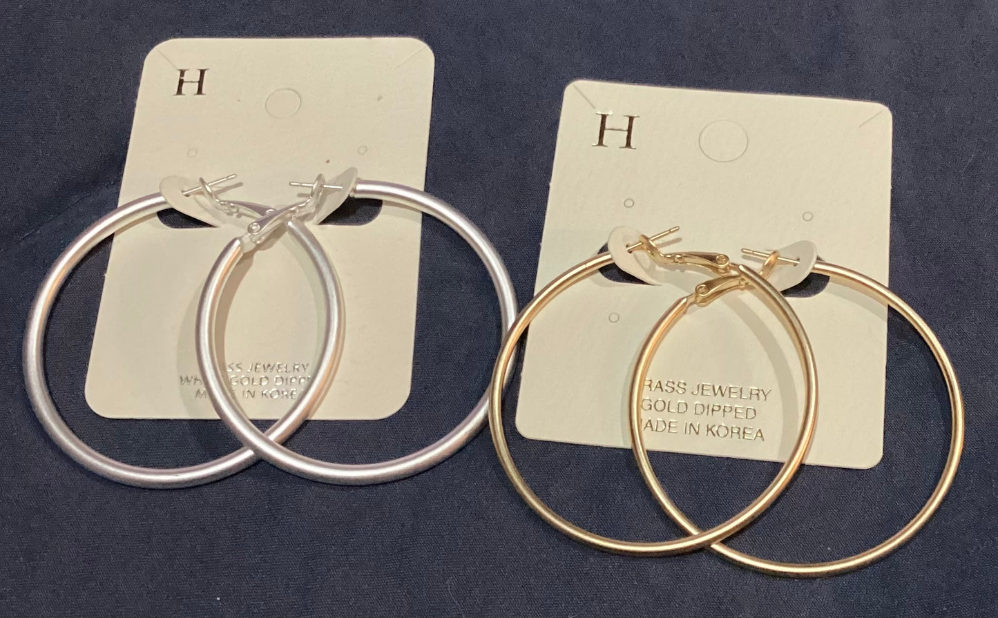 Brass hoops