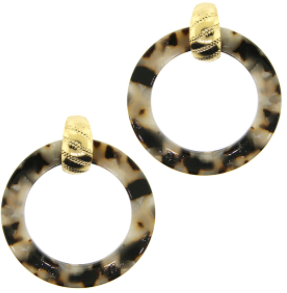 Fashion hoop round resin