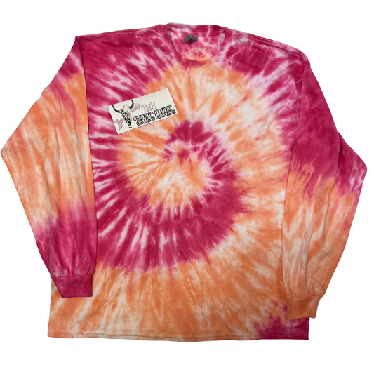 Adult Tye Dye Peachy Swirly