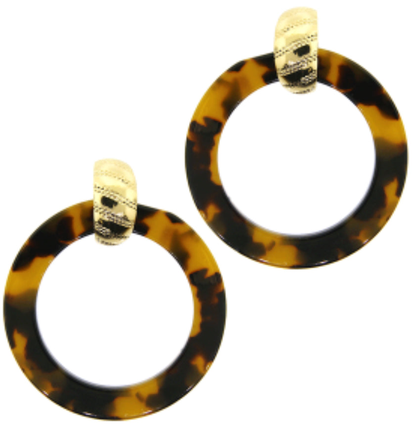 Fashion hoop round resin