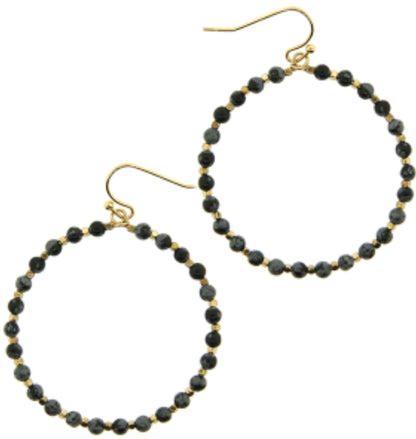 Beaded hoops