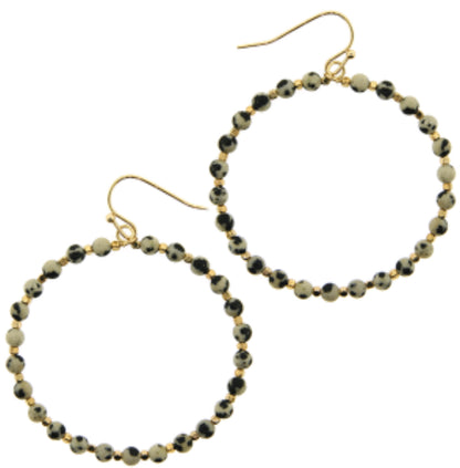 Beaded hoops