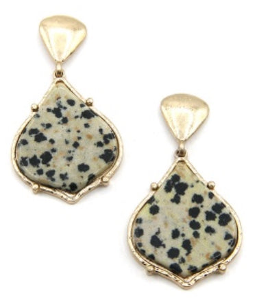 Dalmatian speckle dangles