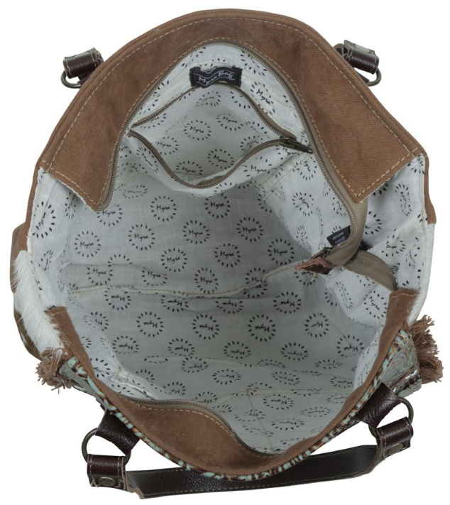 Amethyst Canvas and Hairon bag