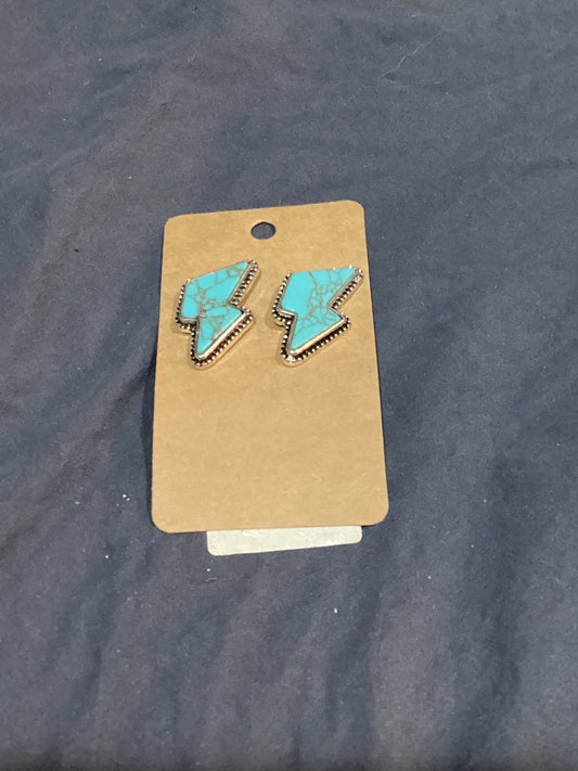 Lightning strike turquoise